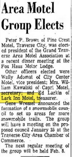 Lark-Inn Motel - Jan 1972 Ed Larkin